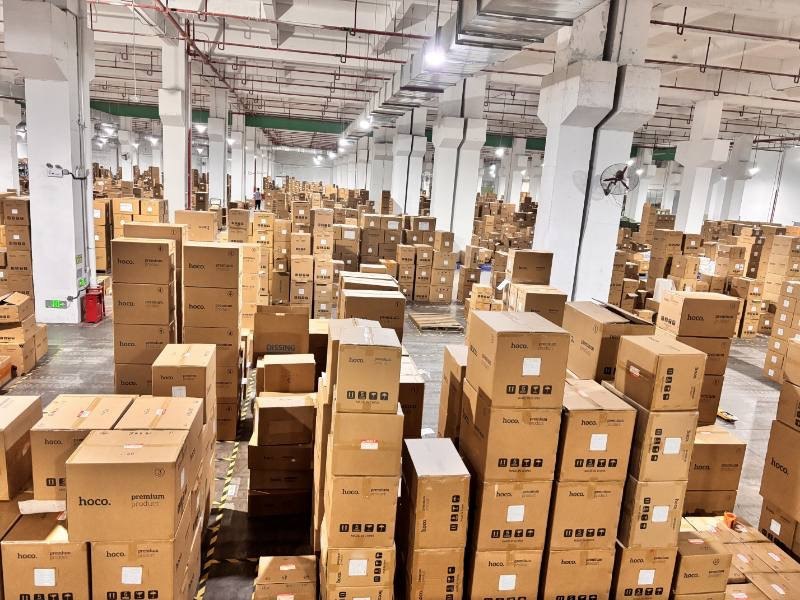 Склад готовой продукции в Китае
