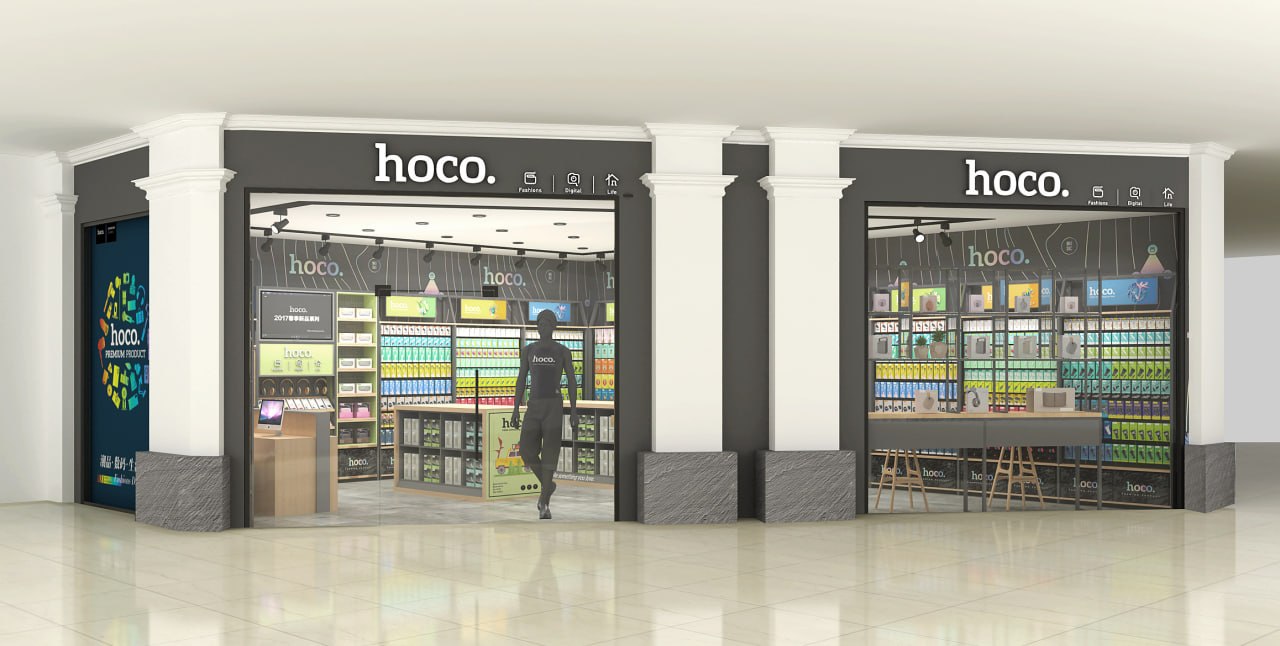 Вход в магазин Hoco