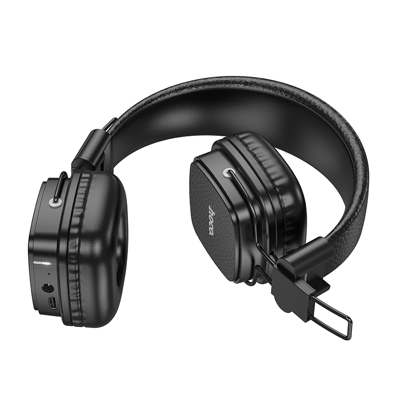 Наушники Bluetooth накладные с микрофоном Hoco W56, цвет черный
