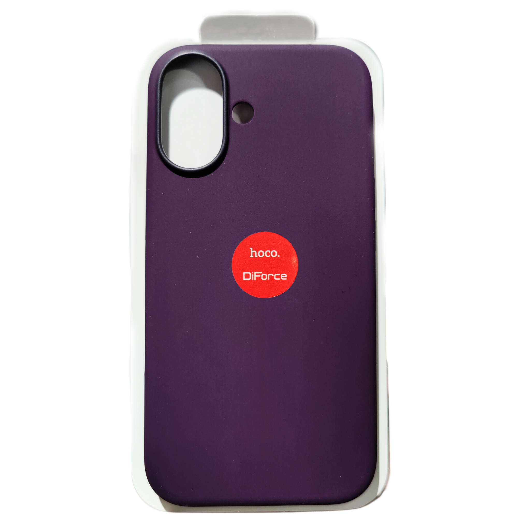 Чехол для iPhone 16 Silicone Case, Magsafe, фиолетовый