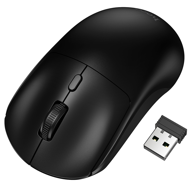 Мышь Hoco GM42, беспроводная USB, цвет черный