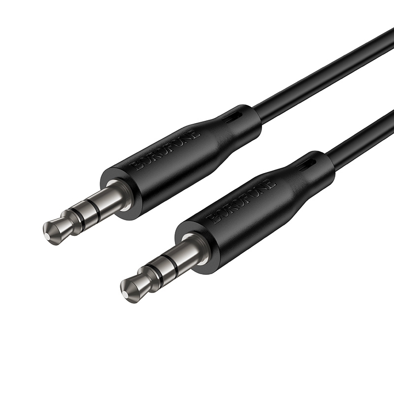 Аудиосоединитель BOROFONE BL26 AUX 3,5мм-3,5мм, 1м черный