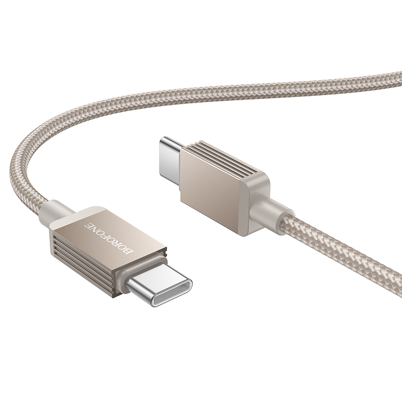 Кабель USB-C BOROFONE BX120 60W Type-c/Type-c золото 1м