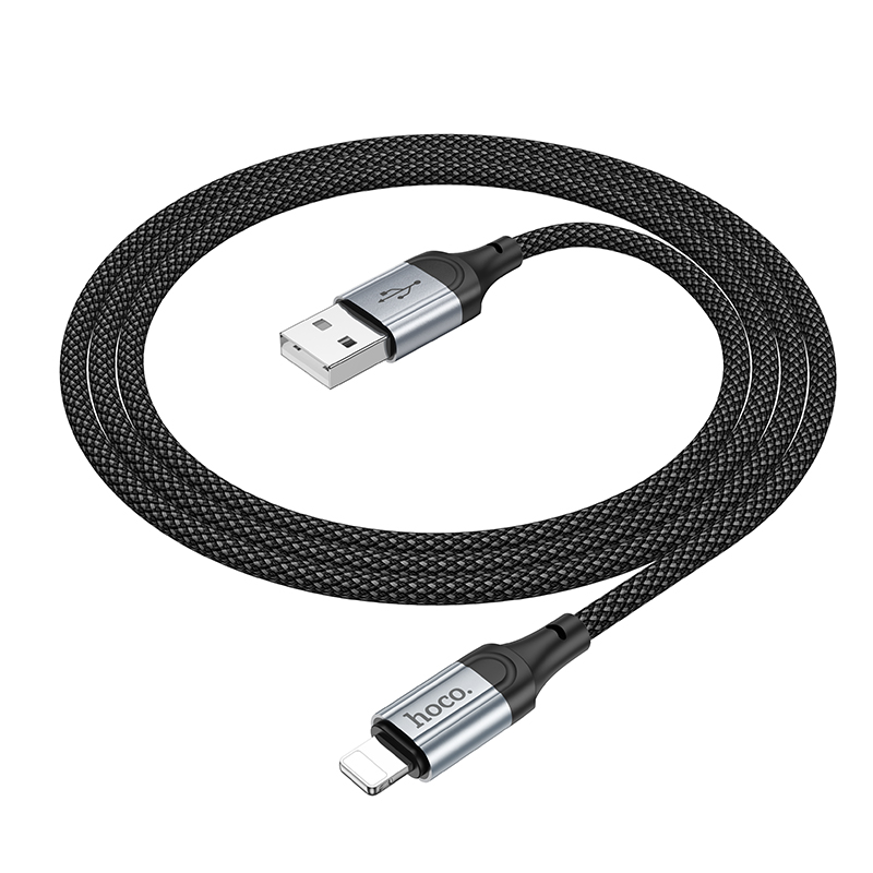 Кабель USB Hoco X102 Apple черный 1м