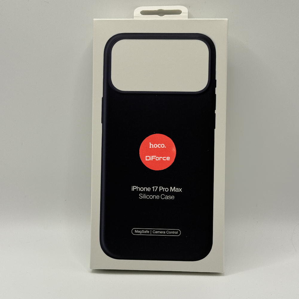 Чехол для iPhone 17 Pro Max Silicone Case, Magsafe, черный