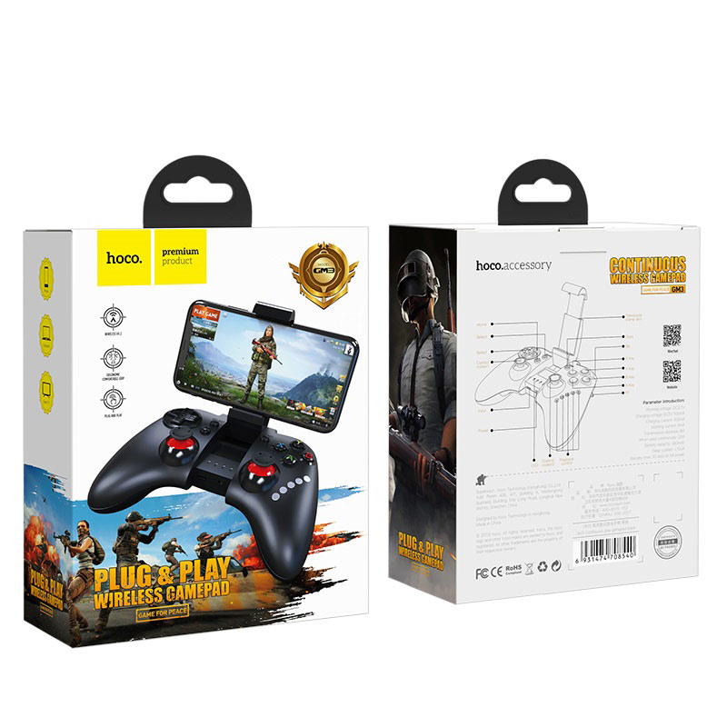 Геймпад Hoco GM3 Continuous play gamepad (мятая коробка)