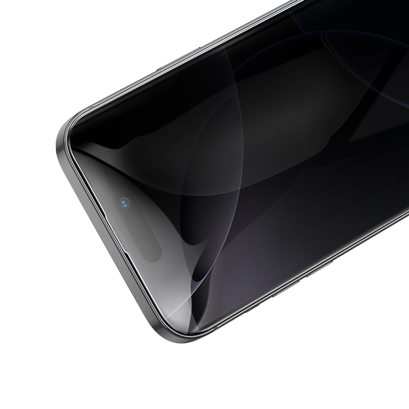 Защитное стекло Hoco A777 Plus iPhone 16 Pro Max, ударопрочное антишпион, цвет черный