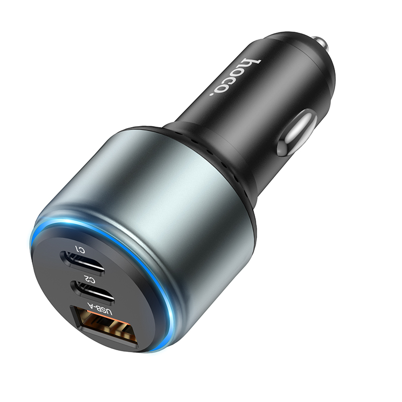 АЗУ Hoco NZ9 95W, быстрая зарядка (PD65W+PD30W+QC3.0), 2C1A, цвет черный