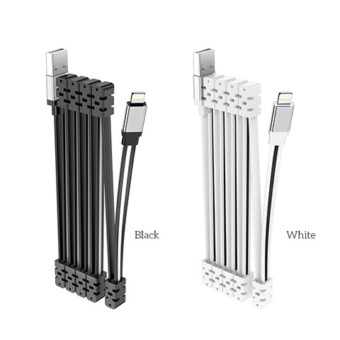Кабель USB Hoco U103 Apple магнитный черный