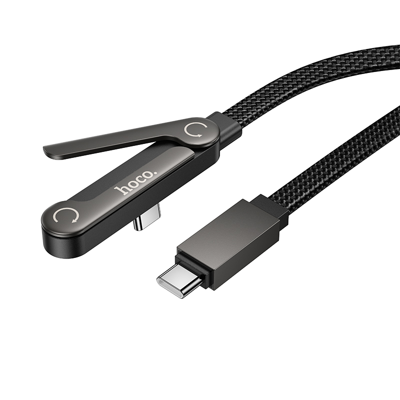Кабель USB-C Hoco U150 60W  Type-C/Type-C 1м черный