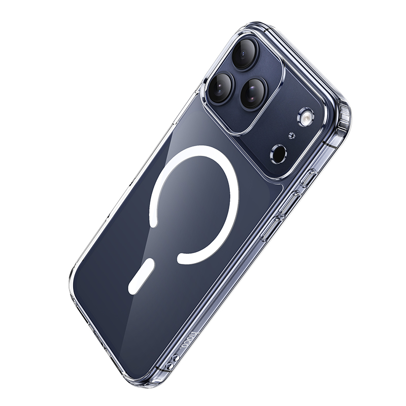 Чехол Hoco Magnetic для Iphone 17 Pro, прозрачный