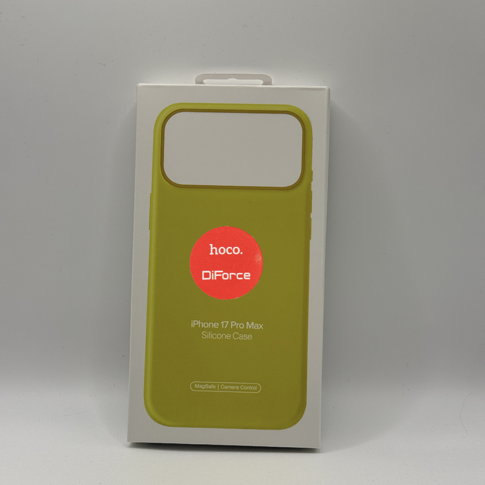 Чехол для iPhone 17 Pro Max Silicone Case, Magsafe, салатовый