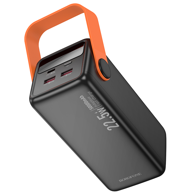 Внешний аккумулятор BOROFONE BJ66A, 50000mAh (22.5W, PD20W) черный