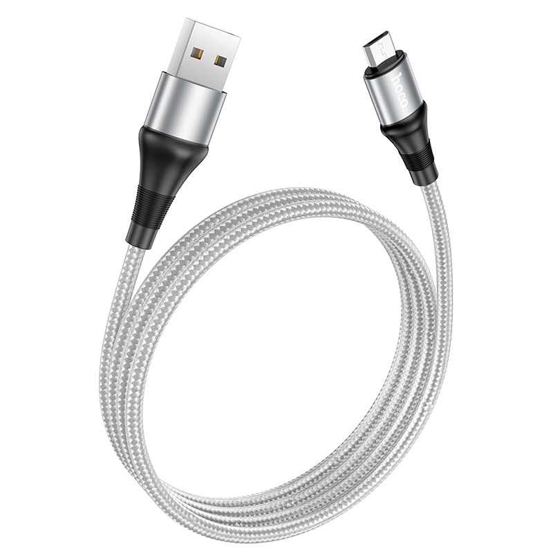 Кабель USB Hoco X50 Micro серый 1м