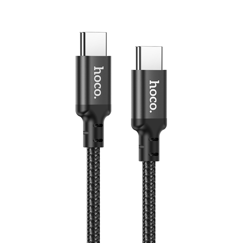 Кабель USB-C Hoco X14 60W Type-C/Type-C 1м черный