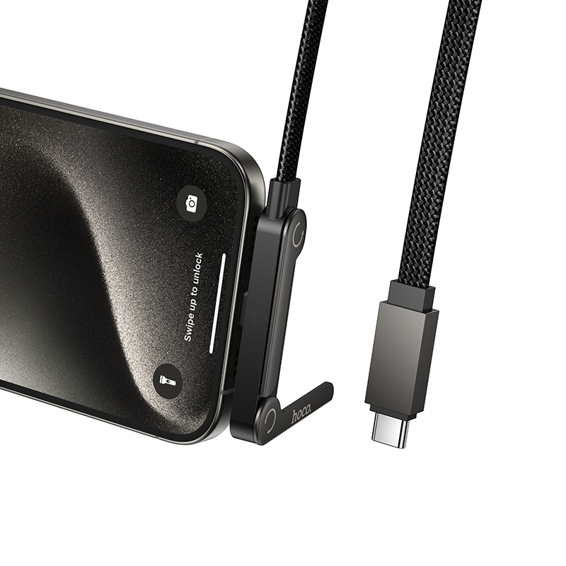 Кабель USB-C Hoco U150 60W  Type-C/Type-C 1м черный