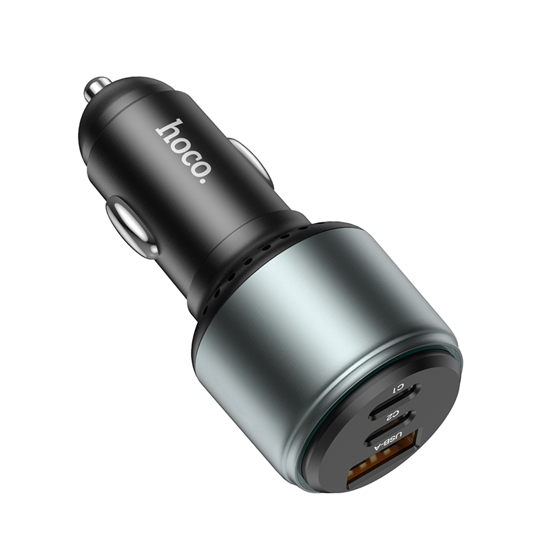АЗУ Hoco NZ9 95W, быстрая зарядка (PD65W+PD30W+QC3.0), 2C1A, цвет черный