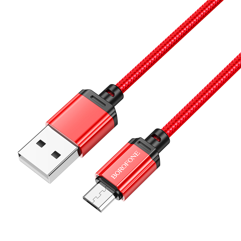 Кабель USB BOROFONE BX87 Micro красный 1м