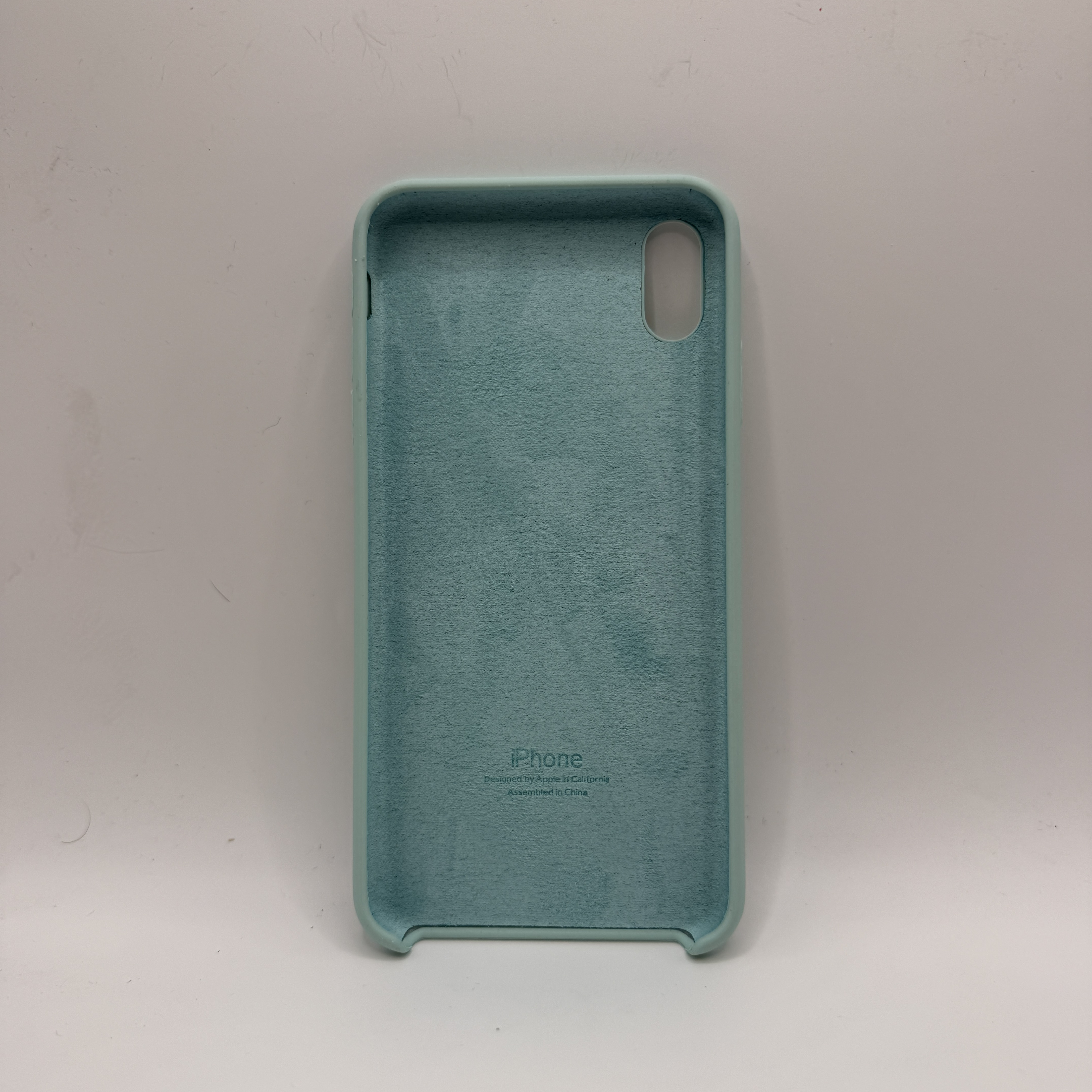 Чехол Silicone Case для iPhone XS MAX Бирюзовый