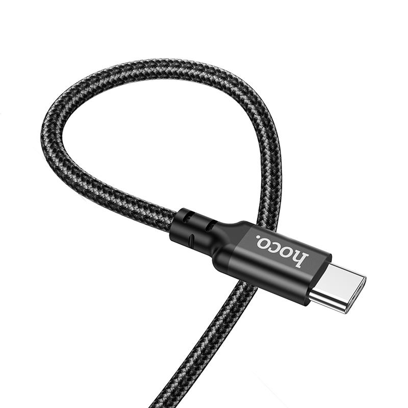 Кабель USB-C Hoco X14 60W Type-C/Type-C 1м черный
