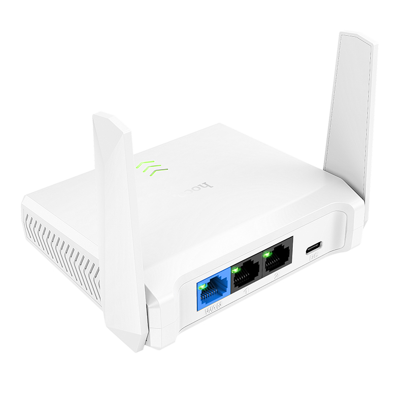 Роутер Hoco HI36 WiFi4 100Mbps LAN белый