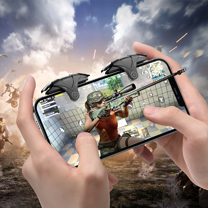 Триггеры для смартфона Hoco GM5 серый металлик