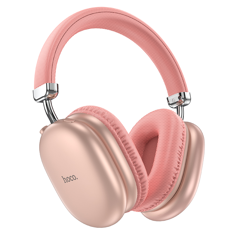Наушники Bluetooth накладные с микрофоном Hoco W35 Max Joy BT, цвет розовый