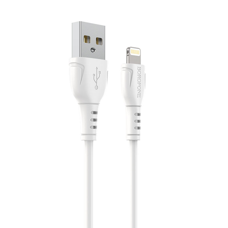 Кабель USB BOROFONE BX51 Apple белый 1м