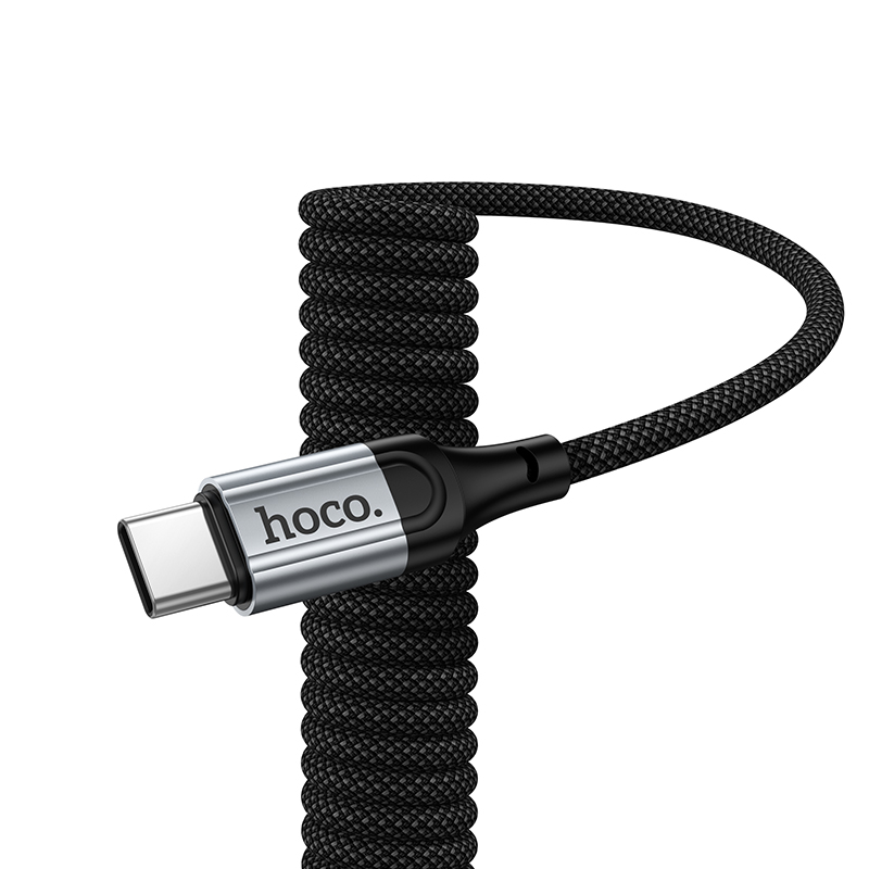 Кабель USB Hoco X121 Type-C тканевый черный 1м