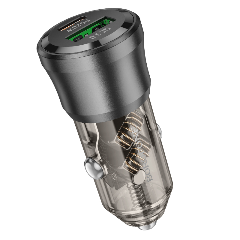 АЗУ BOROFONE BZ25 38W (PD20W+QC3.0), цвет черный