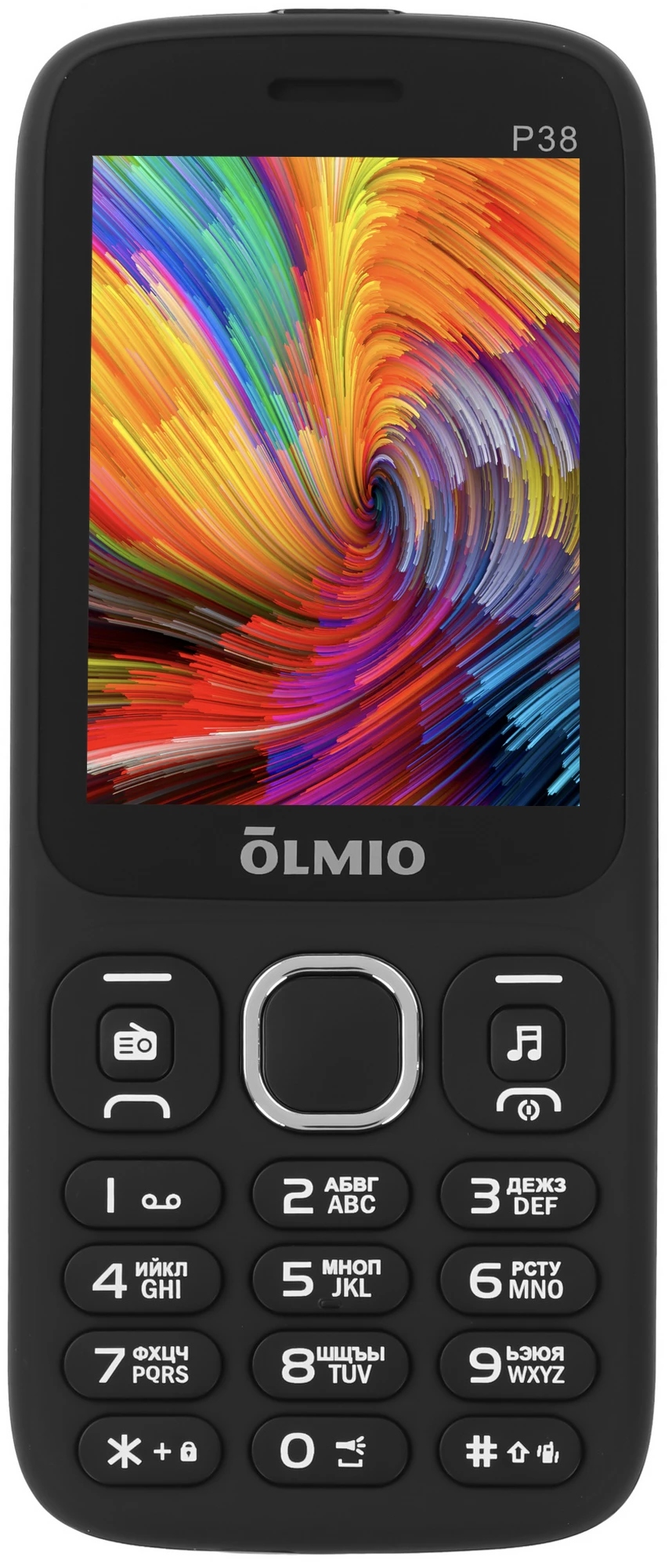 Сотовый телефон Olmio P38 черный