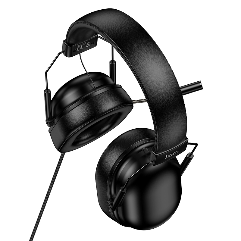 Наушники накладные с микрофоном Hoco W113 (USB, 7.1), игровые, цвет черный