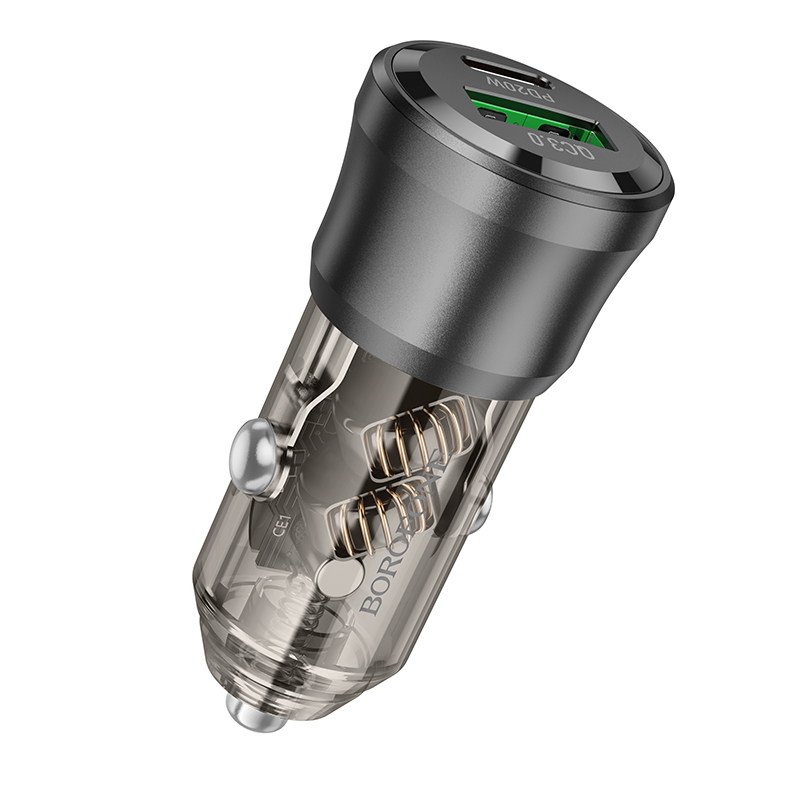 АЗУ BOROFONE BZ25 38W (PD20W+QC3.0), цвет черный