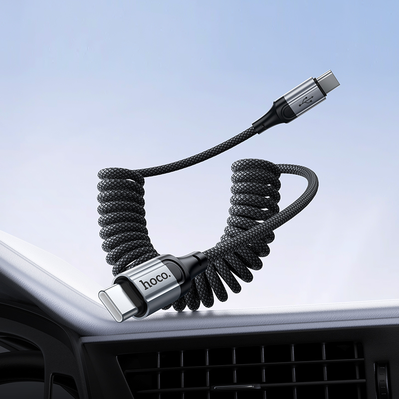 Кабель USB-C Hoco X121 60W Type-C/Type-C 1м черный