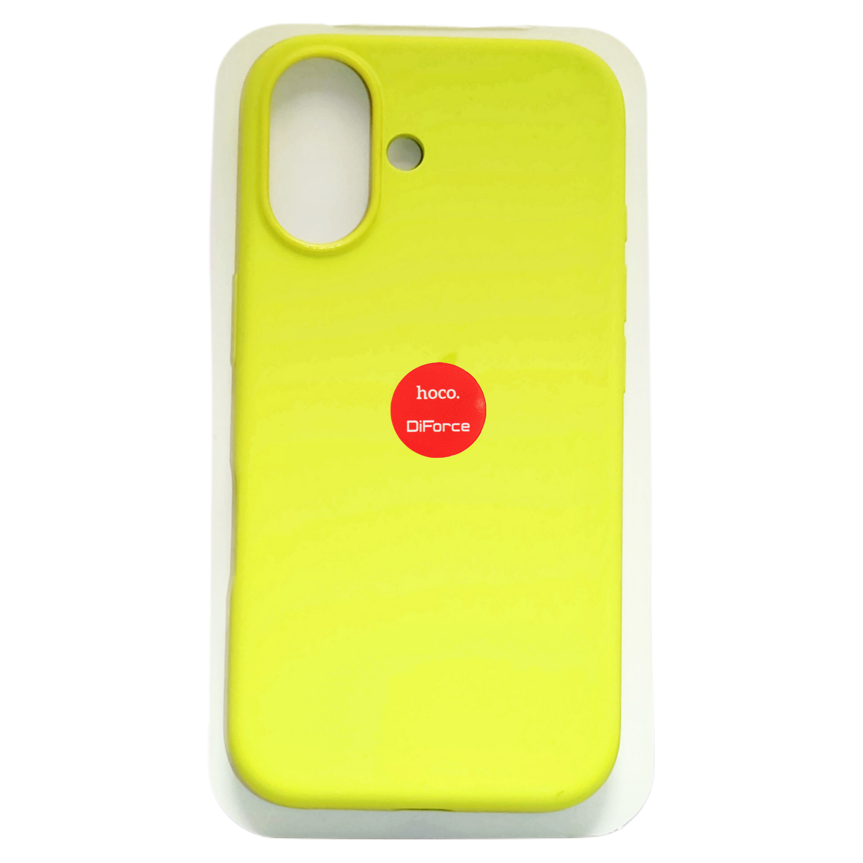 Чехол для iPhone 16 Silicone Case, Magsafe, желтый