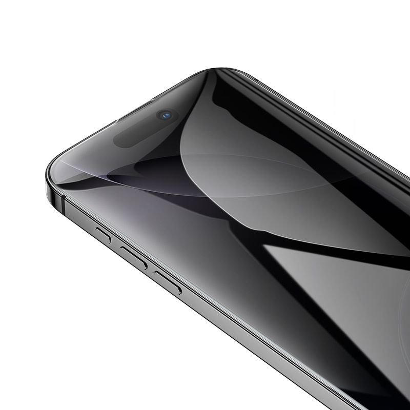 Защитное стекло Hoco A777 Plus iPhone 16 Pro Max, ударопрочное антишпион, цвет черный