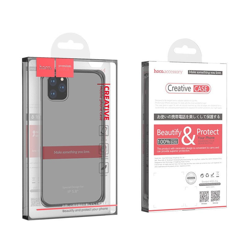Чехол Hoco Light series для Iphone 11 Pro, черный