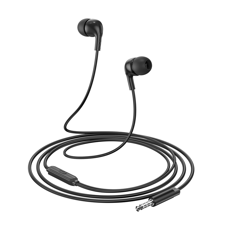 Наушники с микрофоном BOROFONE BM83, цвет черный
