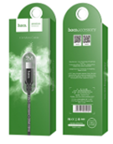 Кабель USB Hoco X14 Micro красно-черный 2м
