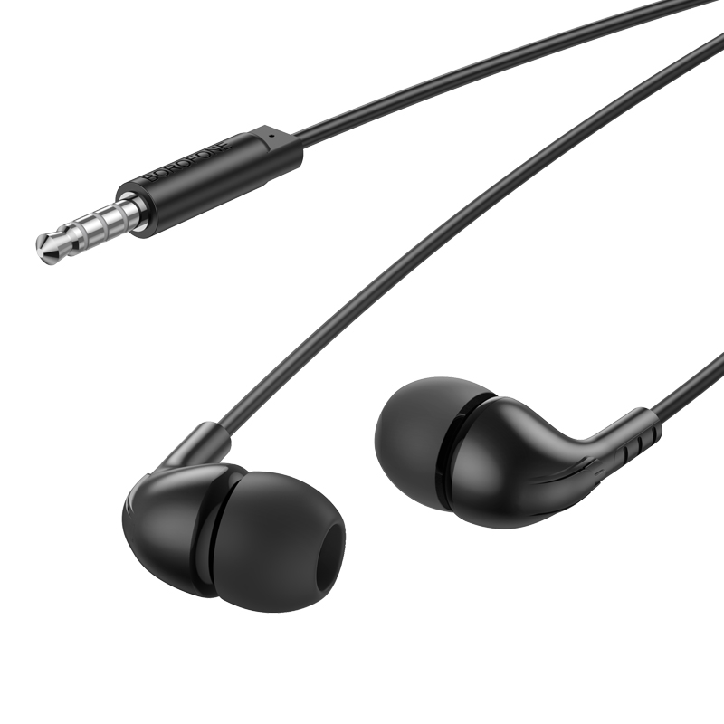 Наушники с микрофоном BOROFONE BM83, цвет черный