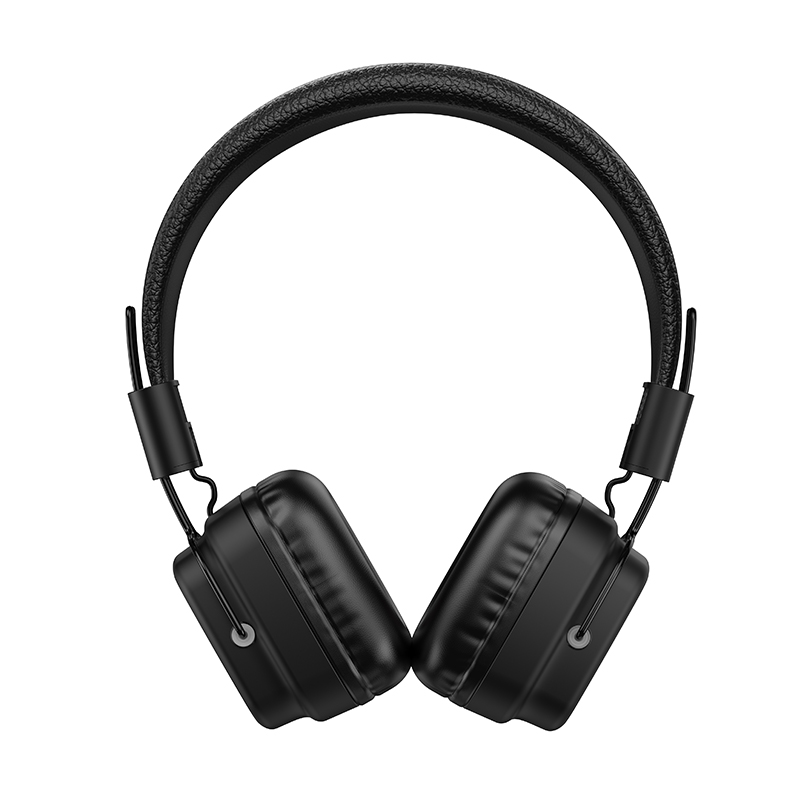 Наушники Bluetooth накладные с микрофоном Hoco W72, цвет черный