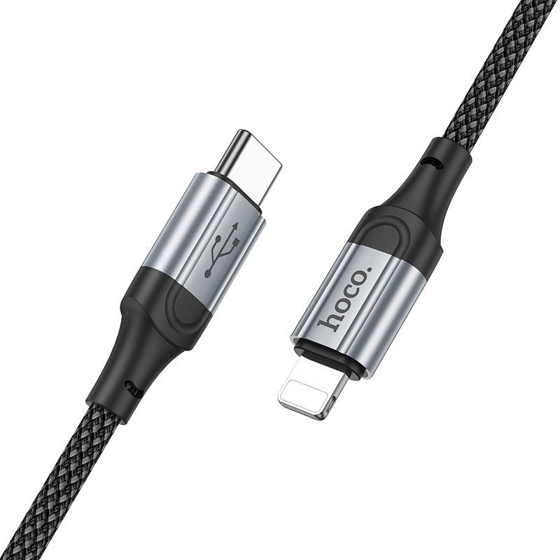 Кабель USB-C Hoco X102 Apple PD черный 1м
