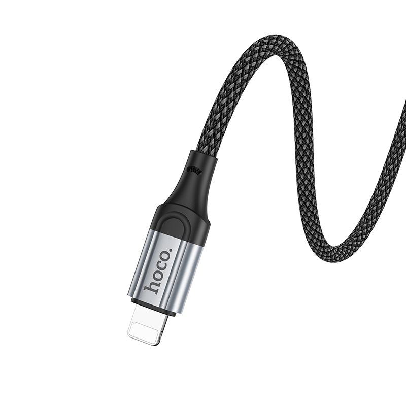 Кабель USB Hoco X102 Apple черный 1м