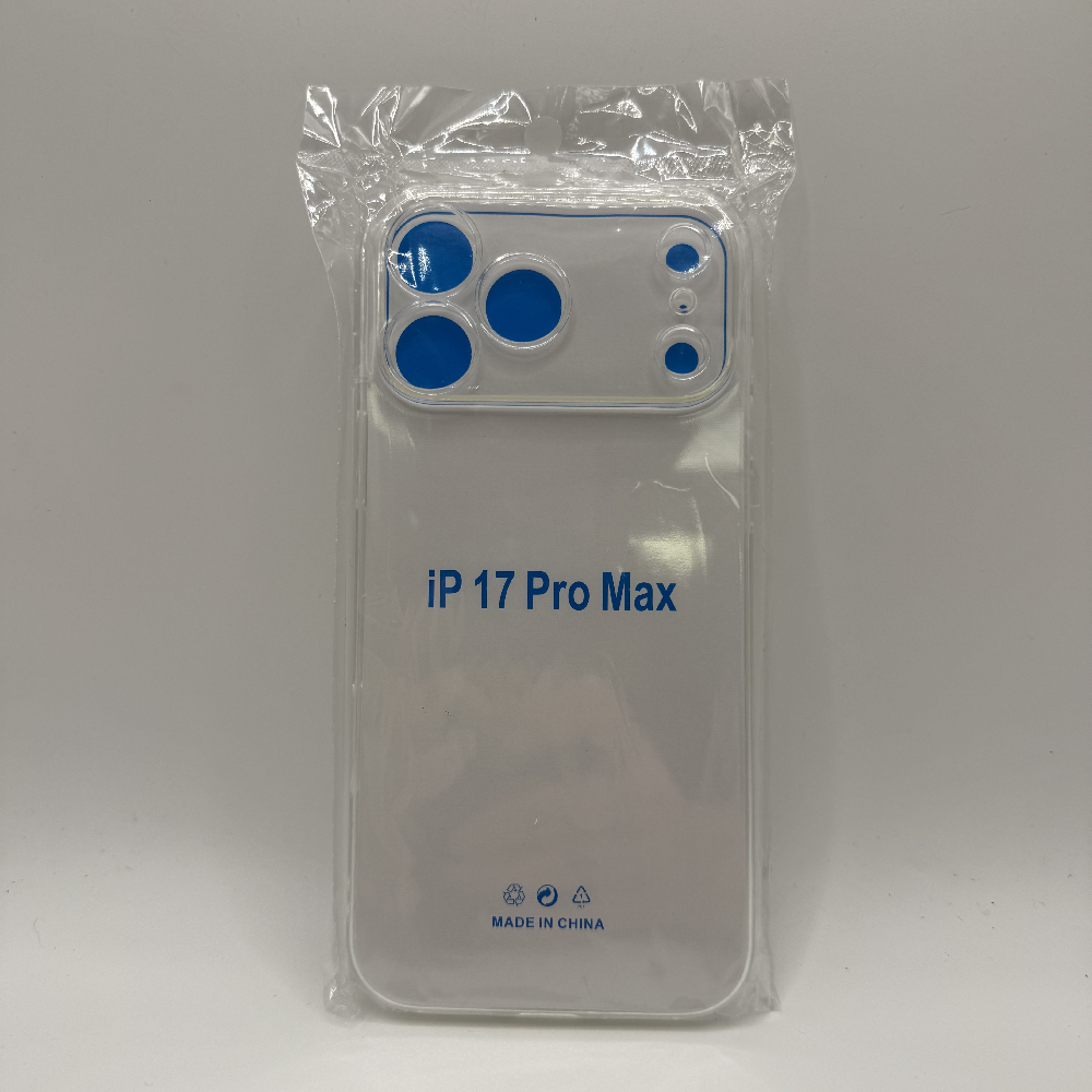 Чехол для iPhone 17 Pro Max прозрачный 1.5mm Crystal TPU
