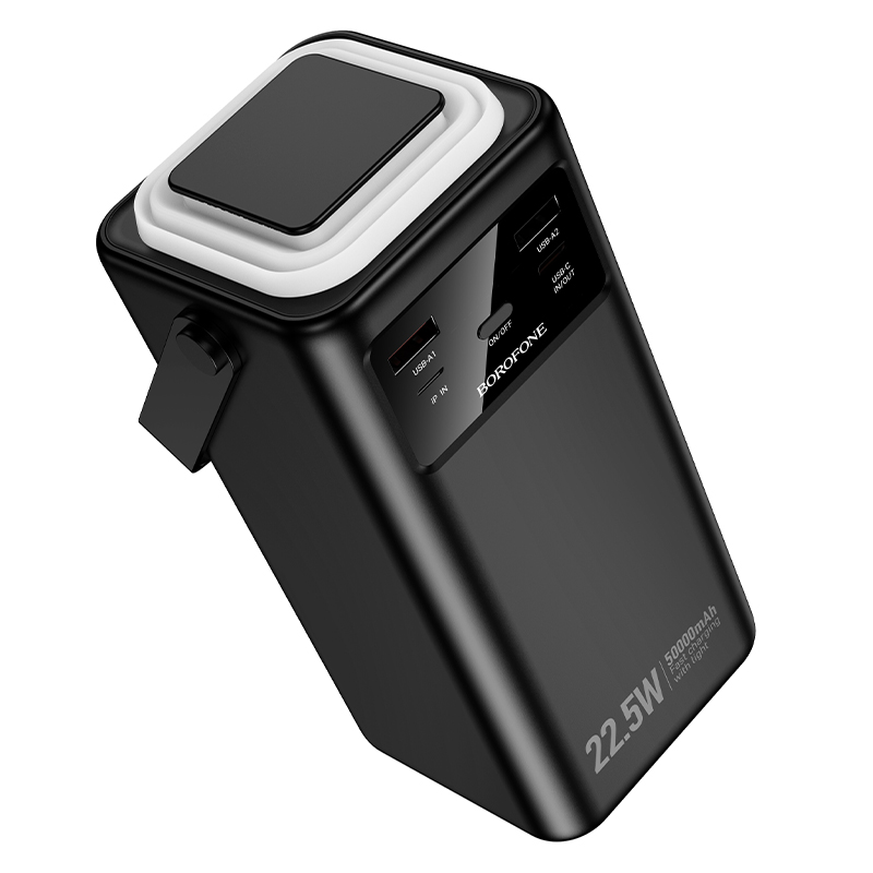 Внешний аккумулятор Borofone BJ65A, 50000mAh (PD20W,QC22.5W) встроен. кабель Micro/Apple/Type-c/USB