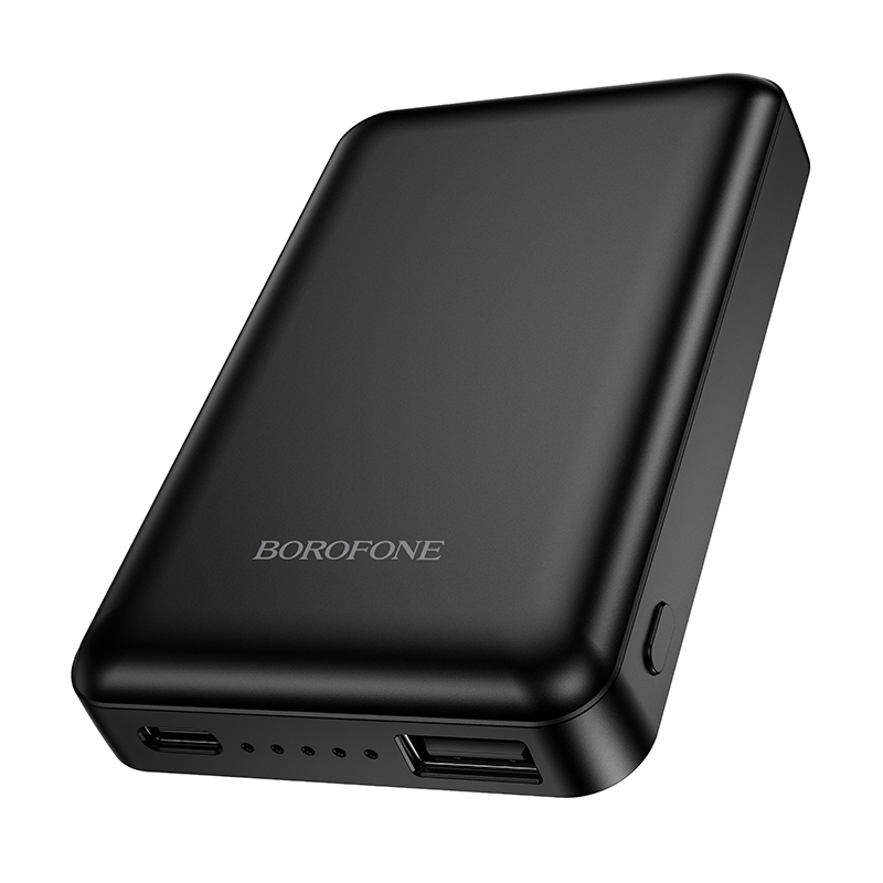 Внешний аккумулятор BOROFONE BJ82 беспроводная зарядка (magsafe) 5000mAh, черный