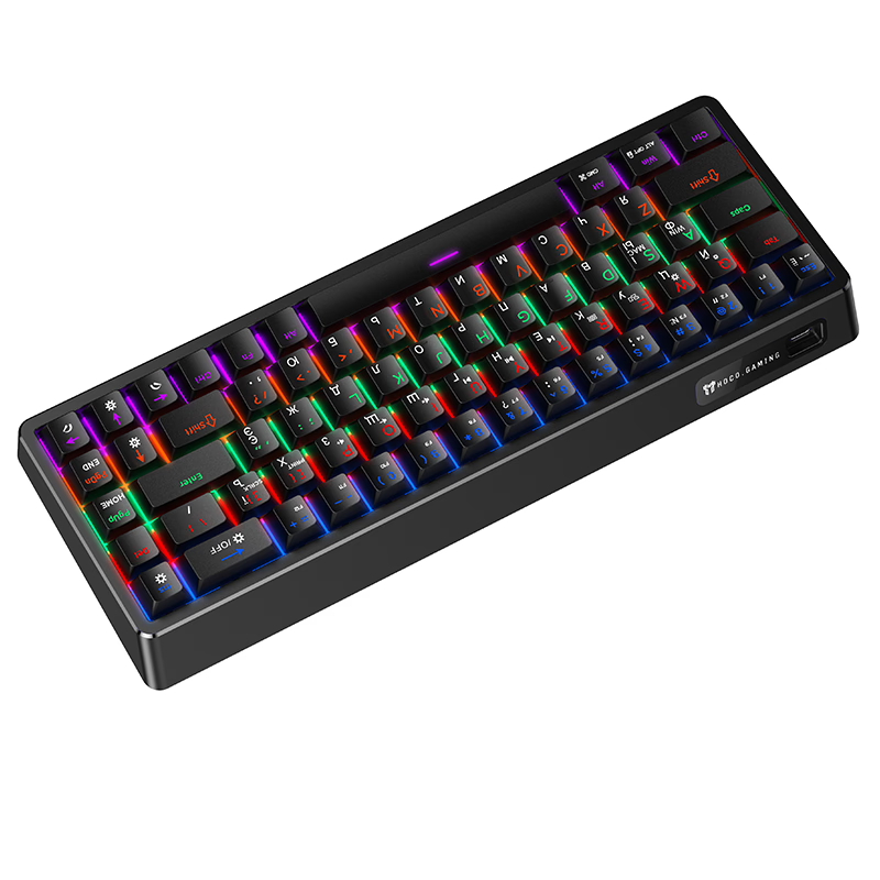 Клавиатура Hoco GM703, проводная USB, цвет черный