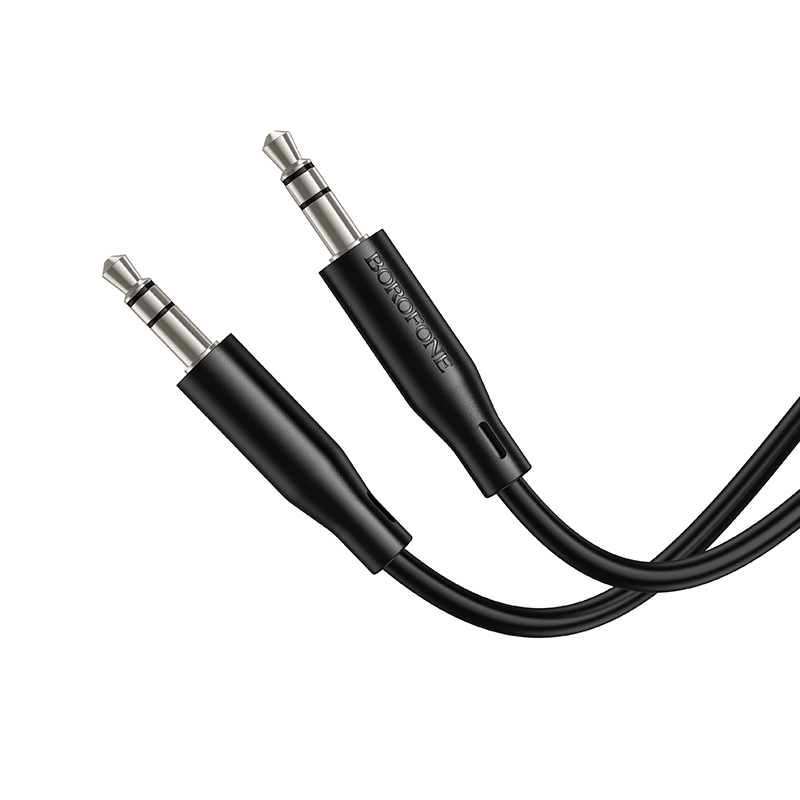Аудиосоединитель BOROFONE BL26 AUX 3,5мм-3,5мм, 1м черный