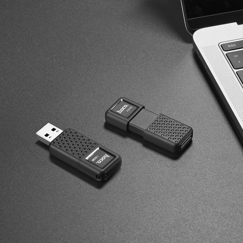 Внешний накопитель USB 2.0 Hoco UD6 Intelligent 128Gb, черный