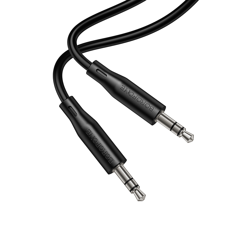 Аудиосоединитель BOROFONE BL26 AUX 3,5мм-3,5мм, 1м черный